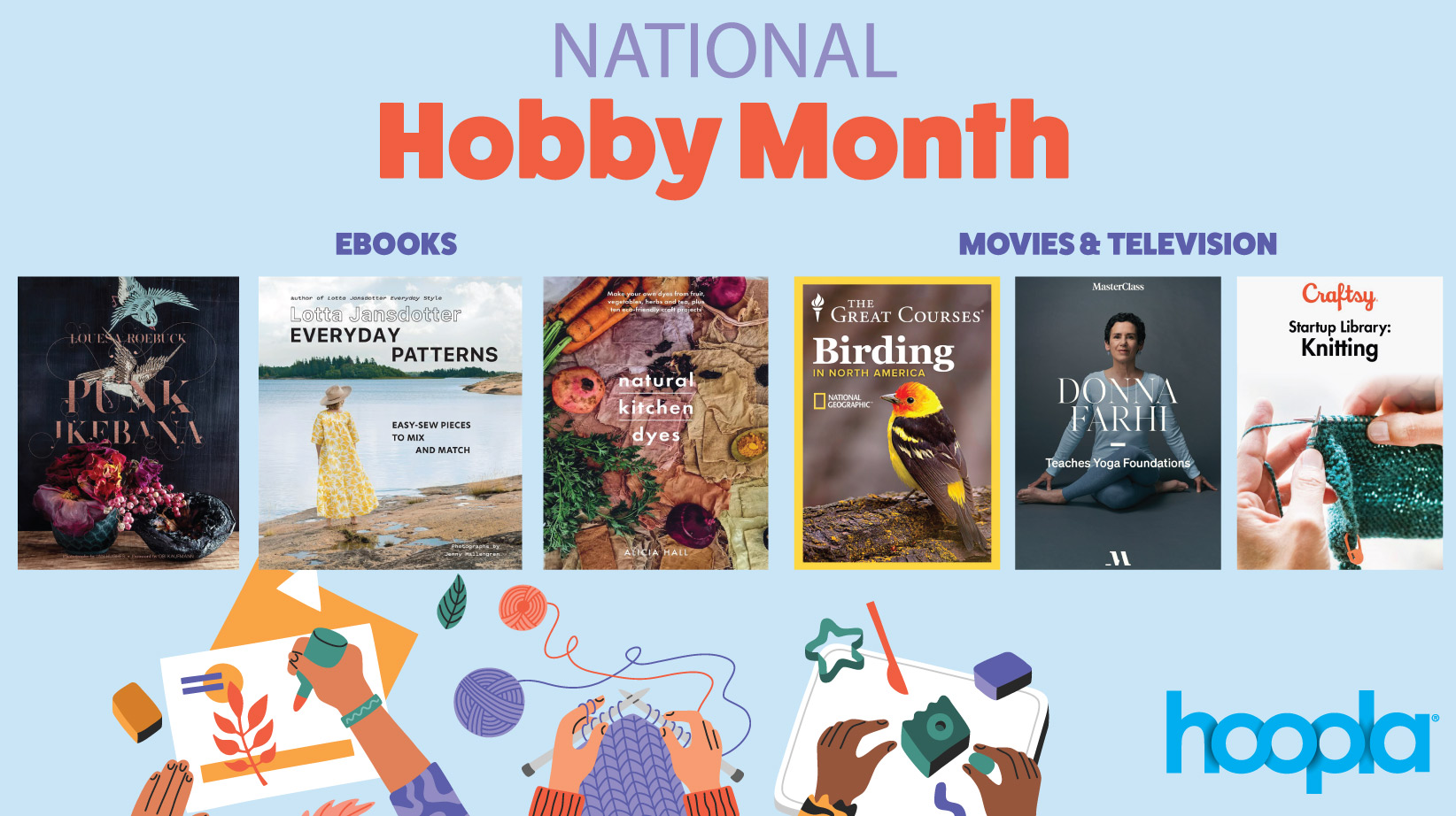 national hobby month graphic
